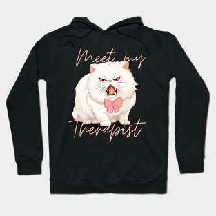 My cat is my therapist Hoodie